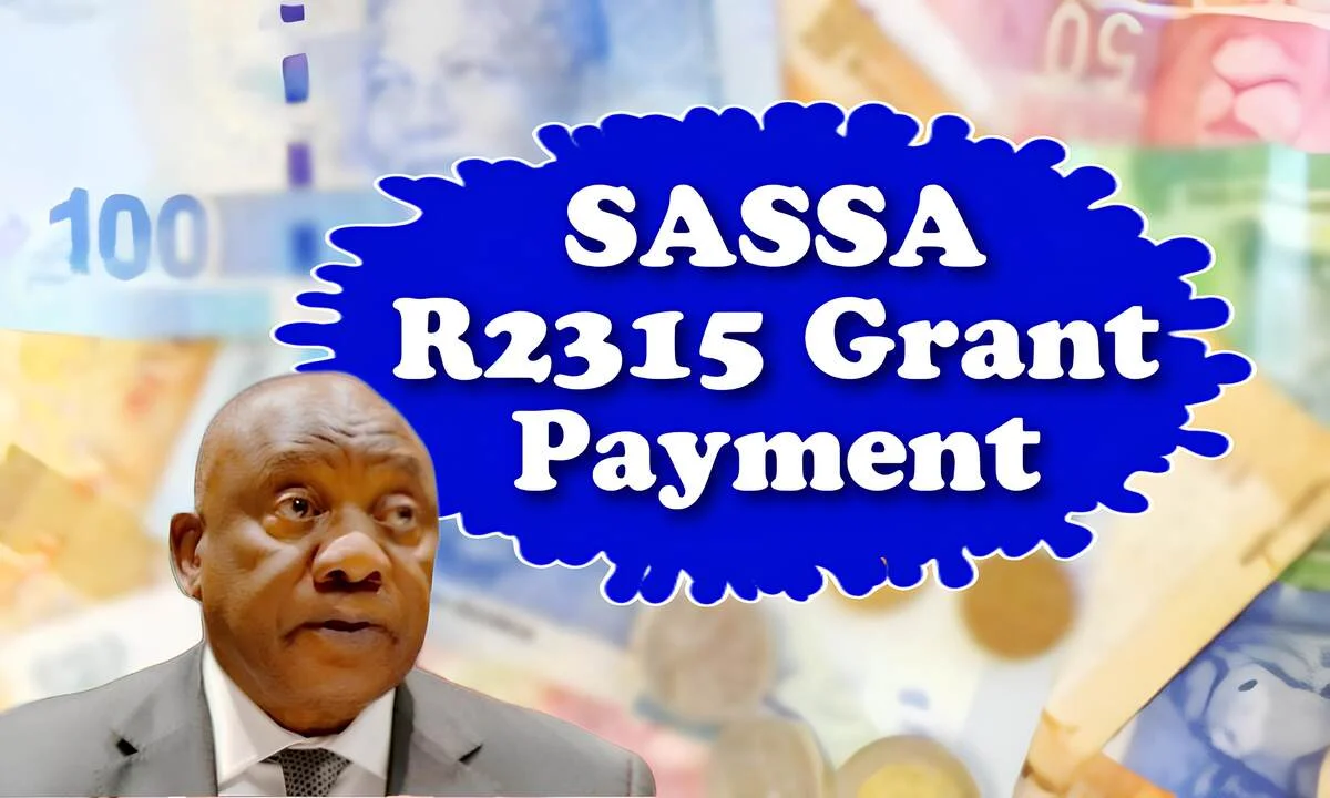 SASSA R2,315 Grant