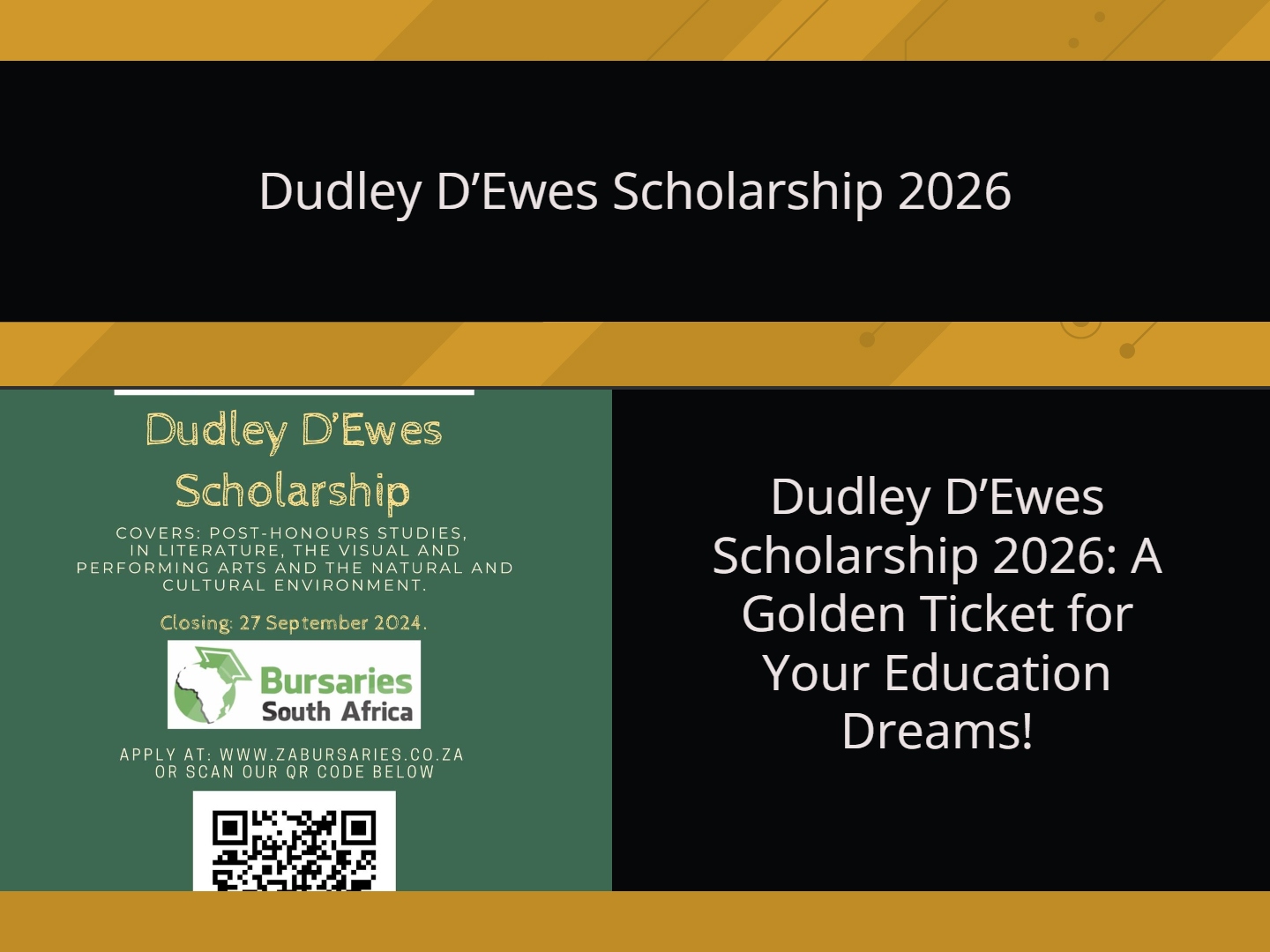 Dudley D’Ewes Scholarship 2026: A Golden Ticket for Your Education Dreams!